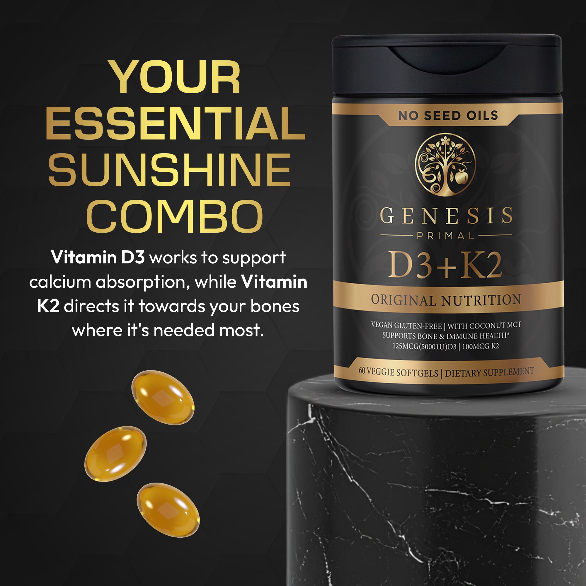 Genesis Primal D3 + K2